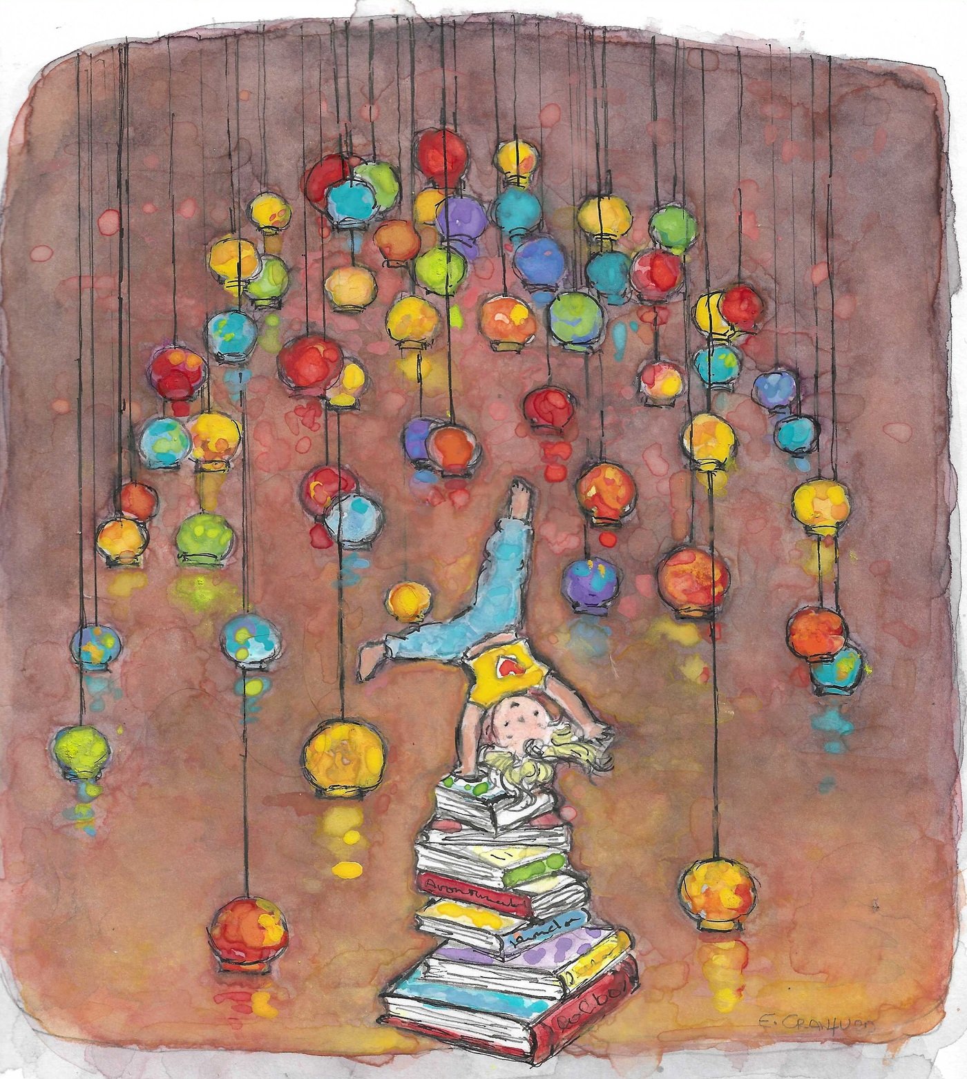 Illustraties voor boek Digitaal Lezen