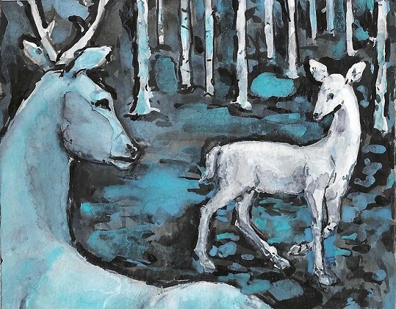 Stag and Doe